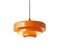 KXKLGWHN Lustre à tête unique de base E27, suspension en métal de style nordique, abat-jour de lumière colorée créative, lampe à suspension supérieure encastrée, luminaires de décoration de café et de