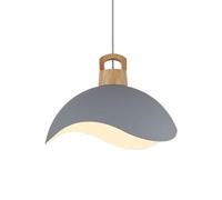 KXKLGWHN Lustre en fer forgé de style minimaliste moderne, abat-jour de lampe suspendue de couleur créative, plafonnier intégré, suspension unique à source de lumière E27, luminaires de plafond intéri