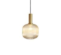 KXKLGWHN Lustres en verre de style nordique, abat-jour de personnalité créative, lampe à suspension encastrée, luminaires de décoration de restaurant de chambre à coucher, lampe suspendue simple à bas