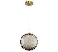 KXKLGWHN Suspension circulaire créative, lustre en verre de style minimaliste moderne, douille E26 encastrée, luminaires décoratifs pour chambre, salle à manger, îlot de cuisine