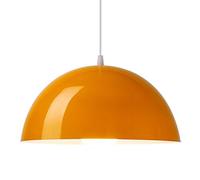 KXKLGWHN Suspension semi-circulaire créative, lustre minimaliste en métal, suspension à une tête avec culot à vis E27, suspension décorative pour bar et porche, luminaires encastrés