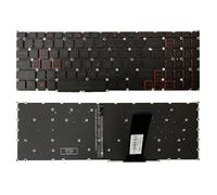 KXPASUKOJX Version américaine Red Backlight Oploper Clavier