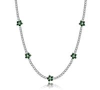 KXQYIKYI 925 Collier en argent sterling pour femmes Colliers de choker de mariage de mariée BIJOUR ANNIVERSAIRE