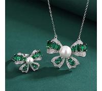 KXQYIKYI Accessoires pour Collier Pendentif à Noeud de Gemme de Gemme Blanche pour la Gemme et Pierre pour Femmes
