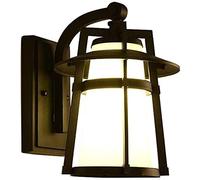 KXQYIKYI American Country Outdoor Porch Barn Wall Light, Industrial Retro Garden Balconie en Aluminium Corridor extérieur étanche IP65 Courage Courage Garage Lantern E27