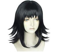 KXQYIKYI Anime Cosplay Wigs, Makomo Cosplay Wig for Demon Slayer Accessoires avec Une Casquette de Perruque Gratuite