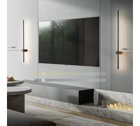 KXQYIKYI Applique Murale LED Appliques Intérieures Lampes Inndor avec Télécommande Dimmable Applique Interrupteur 360 Rotatif Réglable Moderne Longue Bande pour Escaliers (Vert Clair, 80 cm)