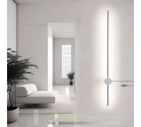 KXQYIKYI Applique Murale LED Appliques Intérieures Lampes Inndor avec Télécommande Dimmable Applique Interrupteur 360 Rotatif Réglable Moderne Longue Bande pour Escaliers (Vert Clair, 80 cm)