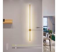 KXQYIKYI Applique Murale LED Appliques Intérieures Lampes Inndor avec Télécommande Dimmable Applique Interrupteur 360 Rotatif Réglable Moderne Longue Bande pour Escaliers (Vert Clair, 80 cm)