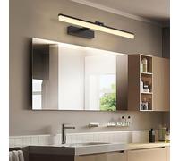 KXQYIKYI Applique Murale LED pour Miroir de Salle de Bain, télescopique, Rotatif à 180 °, avec capteur de Mouvement, Rasage Moderne et étanche pour vanité, hôtel, Vie (lumière Neutre argentée, 50 cm)