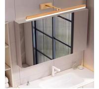 KXQYIKYI Applique Murale LED pour Miroir de Salle de Bain, télescopique, Rotatif à 180 °, avec capteur de Mouvement, Rasage Moderne et étanche pour vanité, hôtel, Vie (lumière Neutre argentée, 50 cm)