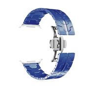 KXQYIKYI Band en acier inoxydable ajustement pour Galaxy Watch 7 Ultra 47 mm sans espèces Bracelet en métal à extrémité incurvée pour Galaxy 7 47 47 mm STRAP CORREA