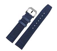 KXQYIKYI Bracelet de montre pour IWC Pilot Spitfire Timezone TopGun - Vert et noir - 20 mm, 21 mm, 22 mm - En nylon