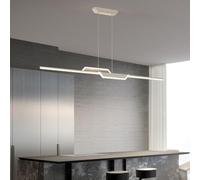 KXQYIKYI Bracket Light Modern Linear Chandelier LED Pendant Light Light Kitchen Lighting Ligne de Ligne de Plafond Suspend
