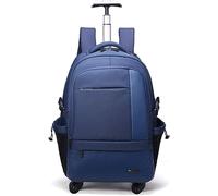 KXQYIKYI Business Travel Trolley Sac à Dos Hommes et Femmes 4 Roues Sac à Dos Multifonctionnel avec Une Grande capacité avec des Compartiments pour Ordinateur Portable