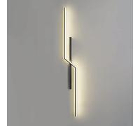 KXQYIKYI Chandelier CHADIER LETHIDE Metal Metal Long Wall What with Linear Acrylic Shade, Corridor LED Moderne Amosphère d'éclairage décoratif Light, Simple Liste de Salon
