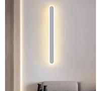 KXQYIKYI Chandelier Modern Wall Sconce, Fixtures à LED de lumière Blanche, 23,6 Pouces Approches linéaires minimalistes, Lampe intérieure pour la Chambre à Coucher à la Chambre à Coucher 3 Couleurs