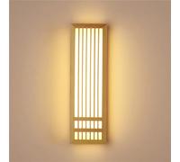 KXQYIKYI Corridor de Lampe Murale de Style Japonais Corridor léger en Bois Massif en Bois pour Room Tatami Aménagement de Plafond Nordique - Parfait pour Les Petits espaces