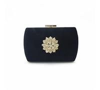 KXQYIKYI Embrayage de soirée pour femmes Sac d'embrayage blanc Soleil Fleur Crystal Sac à main