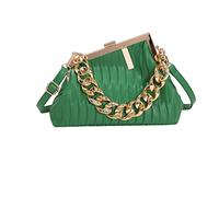 KXQYIKYI Embrayage des chaînes en or épaisses boulettes Clip à main sac à main Femme Femme Cloud Under Arm Sac Sac à main sac à main (C)