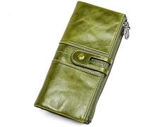 KXQYIKYI Hommes sac à main longue fermeture à glissière authentique en curik-embrayage mâle avec portefeuille de support de téléphone portable (couleur: a, taille: 20,8 * 10cm)
