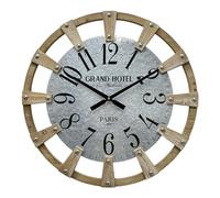 KXQYIKYI Horloge Murale créative Nordique rétro Maison Salon Cuisine Jardin décoration Montre à Quartz silencieuse