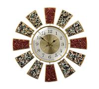 KXQYIKYI Horloge Murale de Style Chinois rétro créatif Silencieux personnalisé décoration d'intérieur Montre Antique avec Pendentif 51 × 51 cm/20 × 20 Pouces (Cadran numérique)