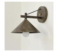 KXQYIKYI Lampe Murale Antique Iron Art cône Applique Murale américaine de la lumière Murale étanche extérieure e27 Lanterne Murale éclair