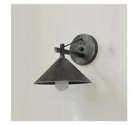 KXQYIKYI Lampe Murale Antique Iron Art cône Applique Murale américaine de la lumière Murale étanche extérieure e27 Lanterne Murale éclair