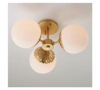 KXQYIKYI Lampe Murale Golden Mur Gnonce Light - Appliques murales en Laiton avec Nuance de Globe de Verre, Appliques à LED Éclairage Mural Éclairage de vanité