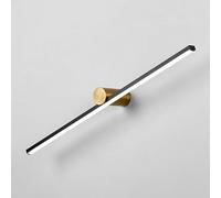 KXQYIKYI LED Linear Mur CONCE MINIMALI ng Noir Adj Freofet Wall Wash Lamp Indoor, G Room Fond Mur Lights Long Rip Appiculce