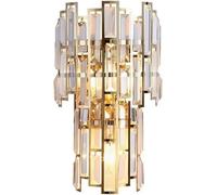 KXQYIKYI Léger Mural Crystal Moderne Conce Murale, Lampe Murale Noire E14 Black E14, Vanity Crystal Lighting pour Le Salon, Chambre, Couloir, Salle de Bain, / j Lampe de décoration de Chevet
