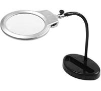 KXQYIKYI Loupe d'écran Loupe Ultra-Claire 10 Fois pour Lire Les Enfants de la Vieille école sous la Table en métal Objectif Zoom de Bureau Loupe avec lumière LED Double Le Confort