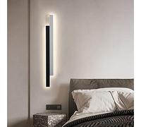 KXQYIKYI Lumière Murale Linear Mall Éclairage LED LED LED Mur Leur, Moderne 60 CM Bour Stripe Lampe DE CHEBSIDE pour Le SOII COMPLES Minimalist Black + Places Blanch