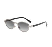 KXQYIKYI Lunettes de soleil ovales vintage pour femme avec dégradé de couleurs UV400