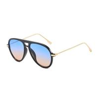 KXQYIKYI Lunettes de soleil surdimensionnées pour homme, monture en métal, lunettes de soleil de qualité pour homme Uv400