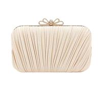 KXQYIKYI Mesdames pliant le sac d'embrayage en soirée Banquet Purse avec chaîne Sac à sac à main pour dîner de mariage en soie (D)