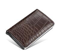 KXQYIKYI Nouveau Aluminium Metal Credit Business Mini Carte Wallet Man Women Smart Wallet Business Card Holder Portefeuille