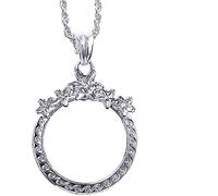 KXQYIKYI Pendentif loupe Collier loupe Pendentif loupe Loupe Portable Loupe de Poche Lecture HD Lentilles en Verre pour étudiants