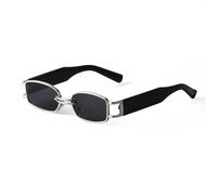 KXQYIKYI Petites lunettes de soleil rétro steampunk pour homme Monture rectangulaire Tendance Hip Hop Lunettes de soleil pour femmes