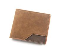 KXQYIKYI Porte-Monnaie en Cuir Portefeuilles pour Hommes en Cuir Tri-Fold Portefeuille Court mâle rétro Business Porte-Monnaie Sac Multifonctionnel Porte-Cartes (Couleur : Gris Clair)