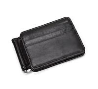 KXQYIKYI Portefeuille en Cuir Business Wallet Dollar Cash Card Men's Clip Wallet Bifold Short (C