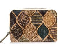 KXQYIKYI Portefeuille en liège, Sac à Main pour Femme, Design Fin à Fermeture éclair avec Porte-Cartes, Porte-Monnaie, Cadeau écologique, Multicolore 01-3