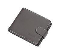 KXQYIKYI Portefeuille Masculin en Cuir Vache Court Zipper hasp mâle Sac à Main mâle de Poche Support de Marque Vintage Portefeuille