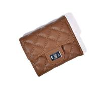 KXQYIKYI Portefeuille Mignon en Cuir PU, Mini Porte-Monnaie Vintage Noir pour Femme, Petit Portefeuille esthétique (Beige, Petit)