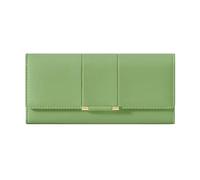 KXQYIKYI Portefeuilles pour Femmes Pochette en Cuir PU Portefeuille Long pour Femmes Porte-Carte Dames Sac à Main de Voyage (Bleu)