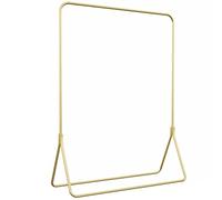 KXQYIKYI Rails à vêtements lourds, support de vêtements, supports de couches à chambre, porte-vêtements de vêtements de vente au détail, supports en métal (100 cm dorés) (150 cm doré)