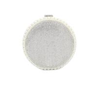 KXQYIKYI Sac à dîner en diamant sac à perle rond en diamant épaule à main