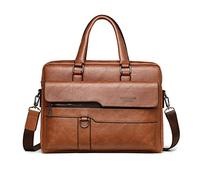 KXQYIKYI Sac à dossier de mallette pour hommes Sac de voyage en cuir fichier cross-body sac à dos