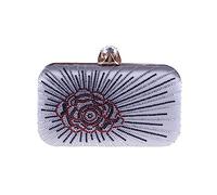 KXQYIKYI Sac de soirée pour femmes Sac d'embrayage de forage chaud boîtier dur sac carré Sac de robe dames